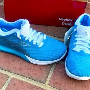 Reebok Nano 9 Size 5 Women’s CrossFit TR Training Shoes, NEW Blue & White